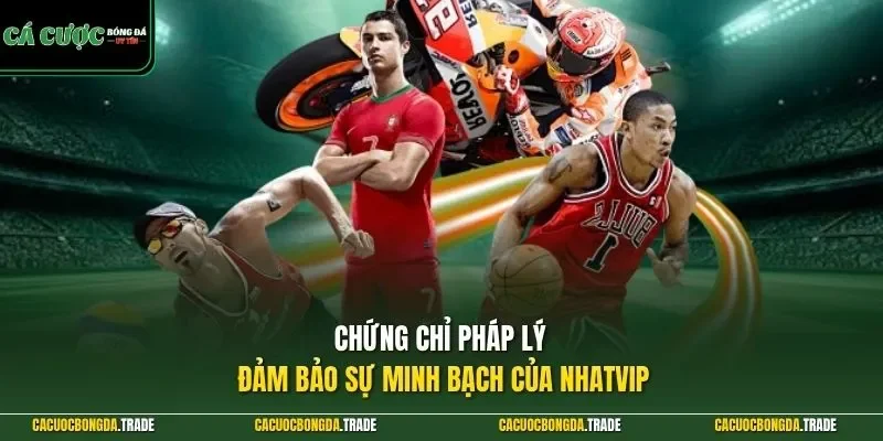 Chứng chỉ pháp lý đảm bảo sự minh bạch của NHATVIP