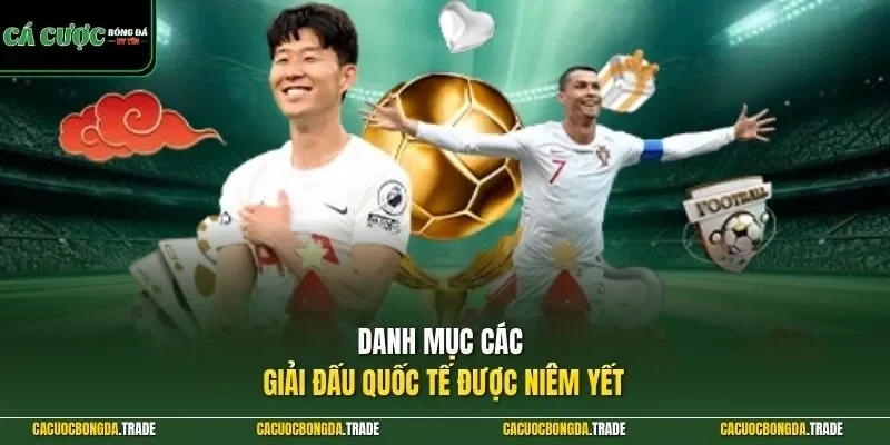 Danh mục các giải đấu quốc tế được niêm yết