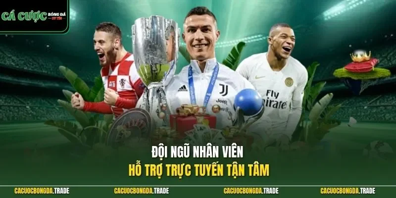 Đội ngũ nhân viên hỗ trợ trực tuyến tận tâm 