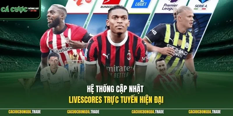 Hệ thống cập nhật LiveScores trực tuyến hiện đại 