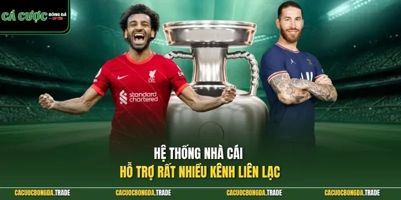 Hệ thống nhà cái hỗ trợ rất nhiều kênh liên lạc