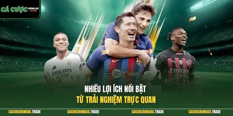 Nhiều lợi ích nổi bật từ trải nghiệm trực quan